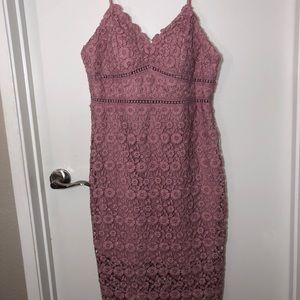 Floral lace dress